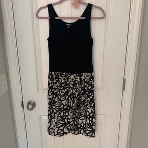 Black & White DKNY Tank Top Dress - One Piece Size Petite Small